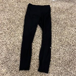 Never worn lululemon fast and free tight 25” size 4